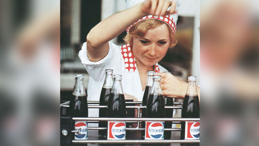 1974 Timeline - Pepsi-Cola is sold in the Soviet Union