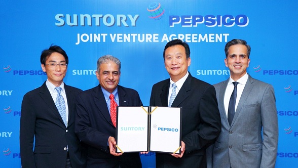 2017 Timeline - Suntory and PepsiCo form a joint venture in Thailand